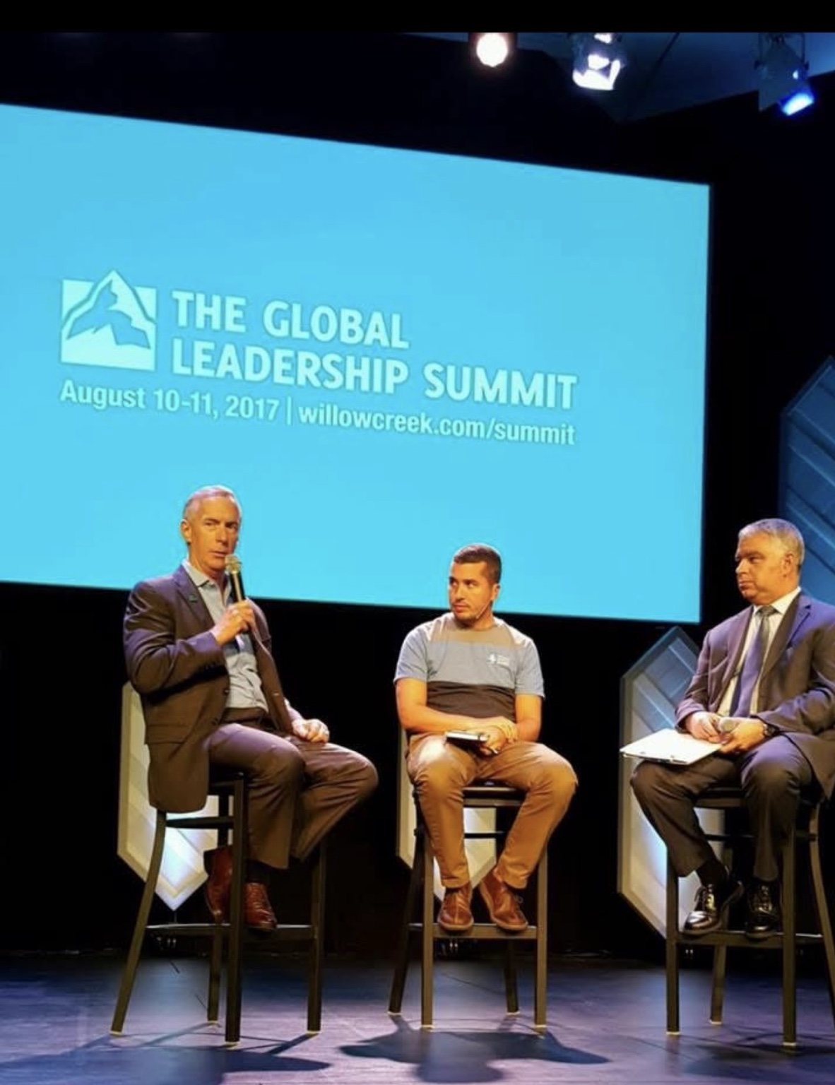 Dean Harrington at the Global Leadership Summit